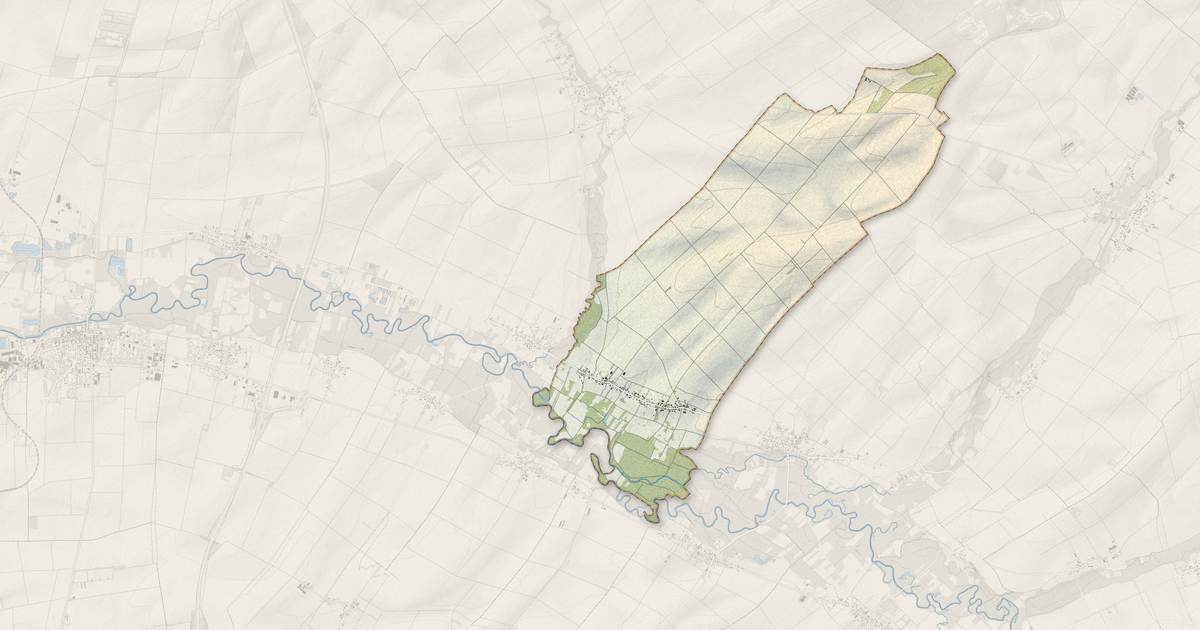 Portrait cartographique de Isle-Aubigny : relief, eau, forêts, bâti et voies, calculés à partir des données de l'IGN