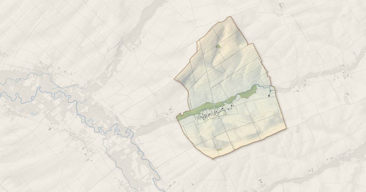 Portrait cartographique de Jasseines : relief, eau, forêts, bâti et voies, calculés à partir des données de l'IGN