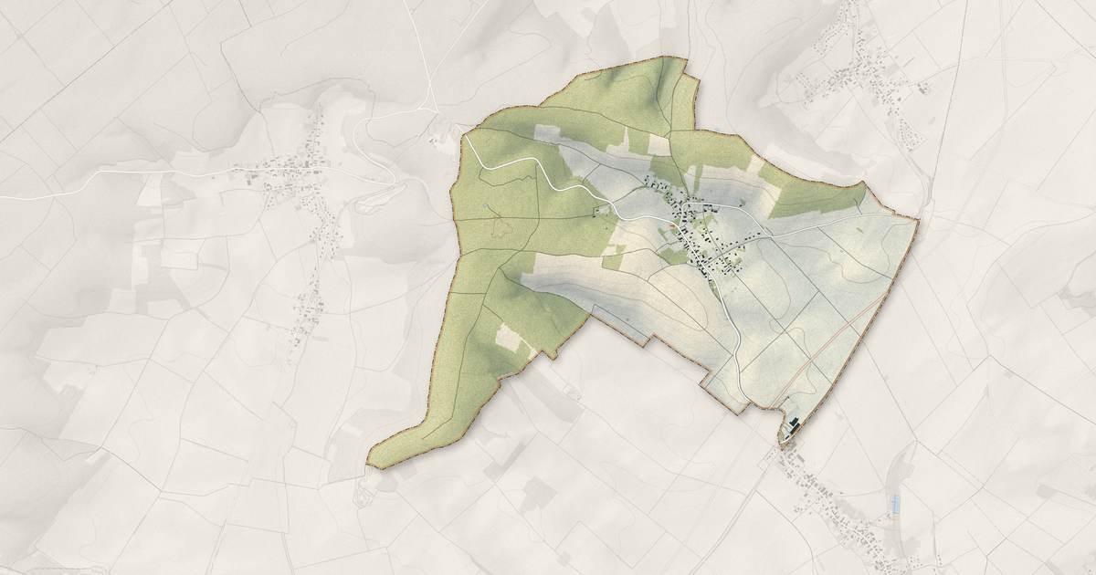 Portrait cartographique de Javernant : relief, eau, forêts, bâti et voies, calculés à partir des données de l'IGN