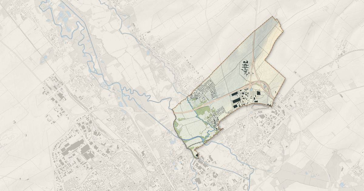 Portrait cartographique de Lavau : relief, eau, forêts, bâti et voies, calculés à partir des données de l'IGN