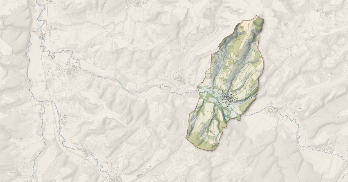 Portrait cartographique de Loches-sur-Ource : relief, eau, forêts, bâti et voies, calculés à partir des données de l'IGN