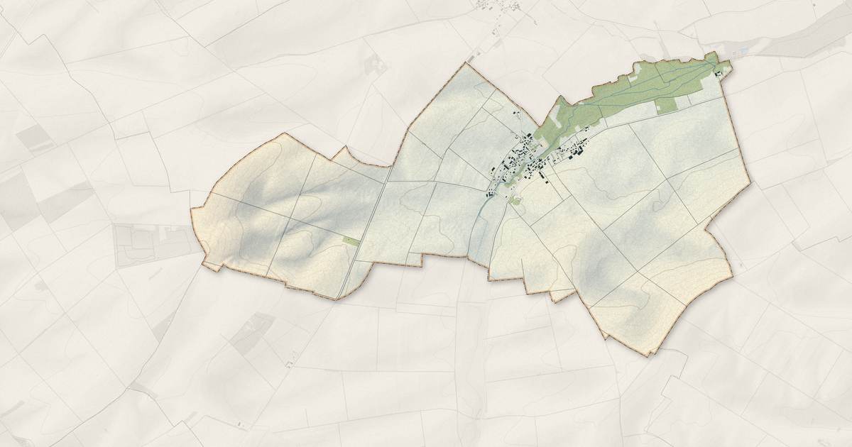 Portrait cartographique de Longsols : relief, eau, forêts, bâti et voies, calculés à partir des données de l'IGN