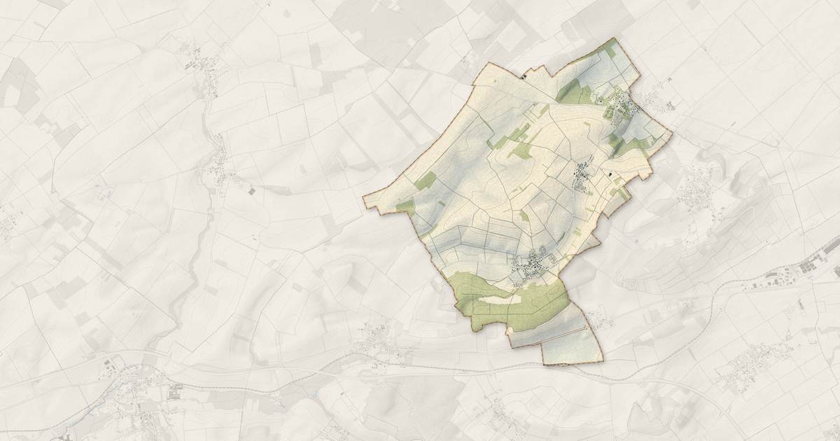 Portrait cartographique de Macey : relief, eau, forêts, bâti et voies, calculés à partir des données de l'IGN