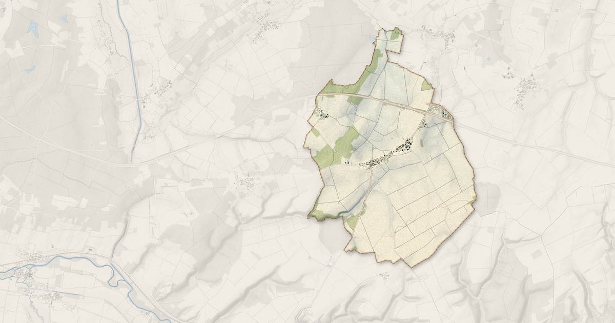 Portrait cartographique de Magnant : relief, eau, forêts, bâti et voies, calculés à partir des données de l'IGN