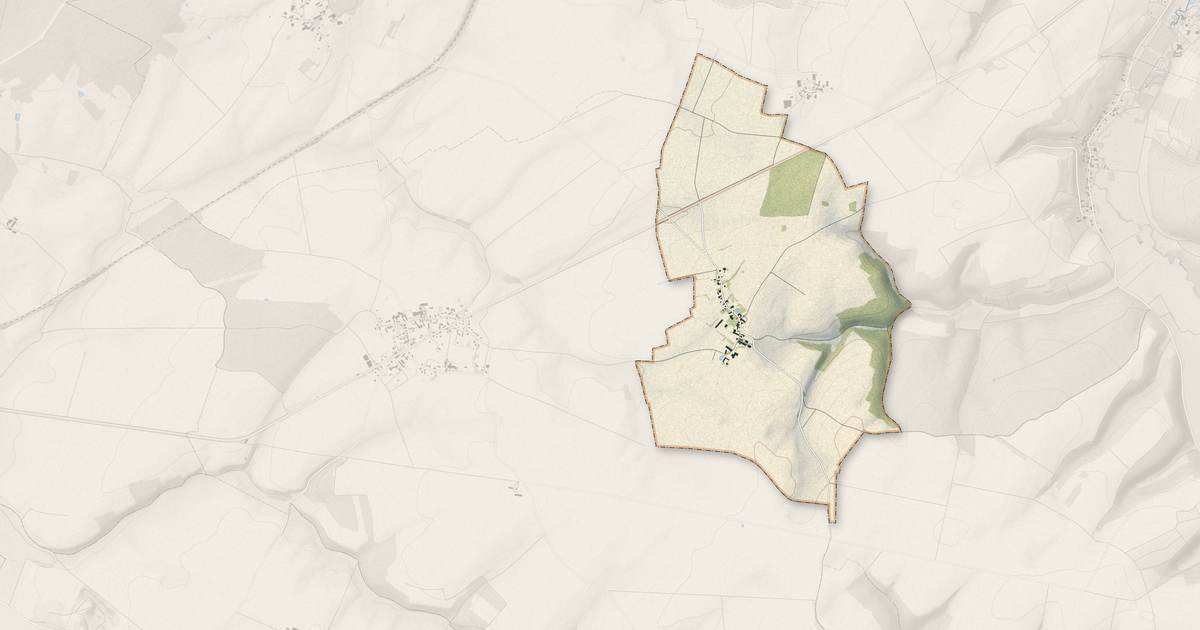 Portrait cartographique de Maison-des-Champs : relief, eau, forêts, bâti et voies, calculés à partir des données de l'IGN