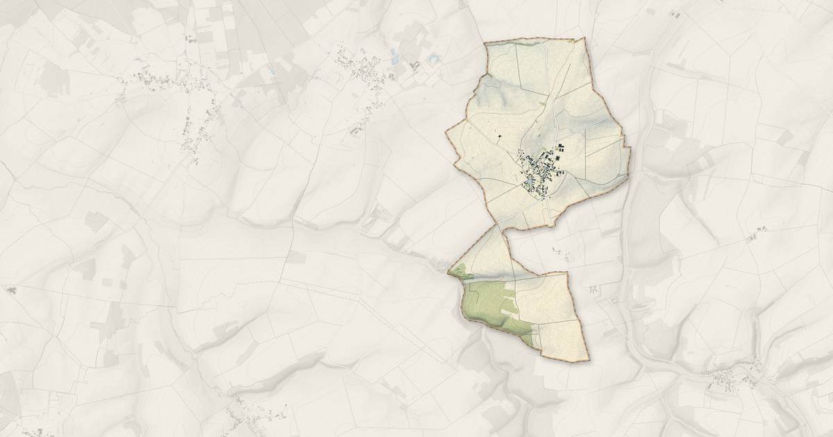 Portrait cartographique de Maisons-lès-Chaource : relief, eau, forêts, bâti et voies, calculés à partir des données de l'IGN