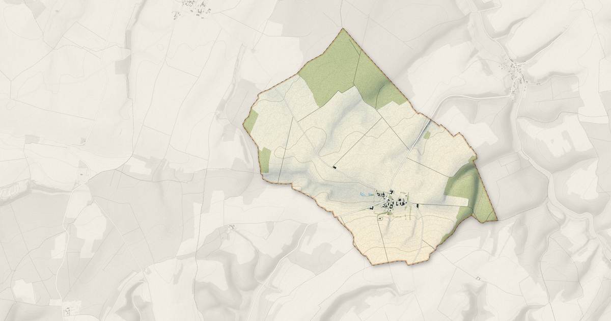 Portrait cartographique de Maisons-lès-Soulaines : relief, eau, forêts, bâti et voies, calculés à partir des données de l'IGN