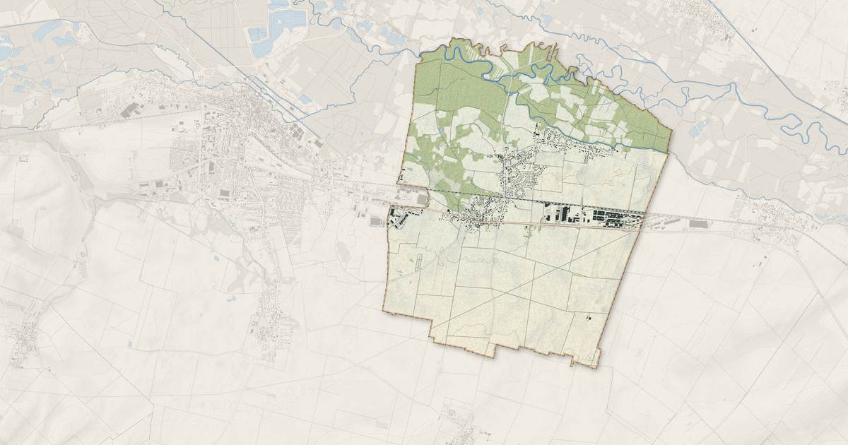 Portrait cartographique de Maizières-la-Grande-Paroisse : relief, eau, forêts, bâti et voies, calculés à partir des données de l'IGN