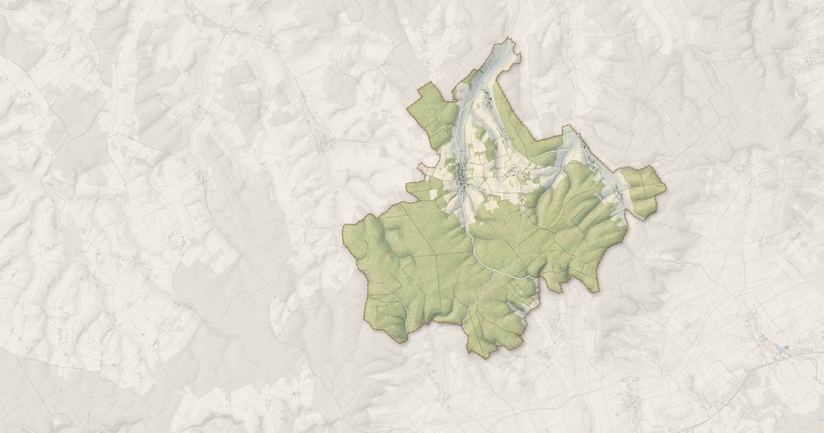 Portrait cartographique de Maraye-en-Othe : relief, eau, forêts, bâti et voies, calculés à partir des données de l'IGN
