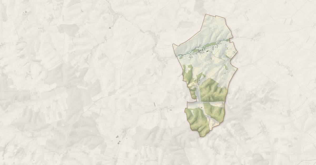 Portrait cartographique de Marcilly-le-Hayer : relief, eau, forêts, bâti et voies, calculés à partir des données de l'IGN