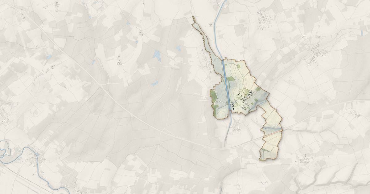 Portrait cartographique de Marolles-lès-Bailly : relief, eau, forêts, bâti et voies, calculés à partir des données de l'IGN