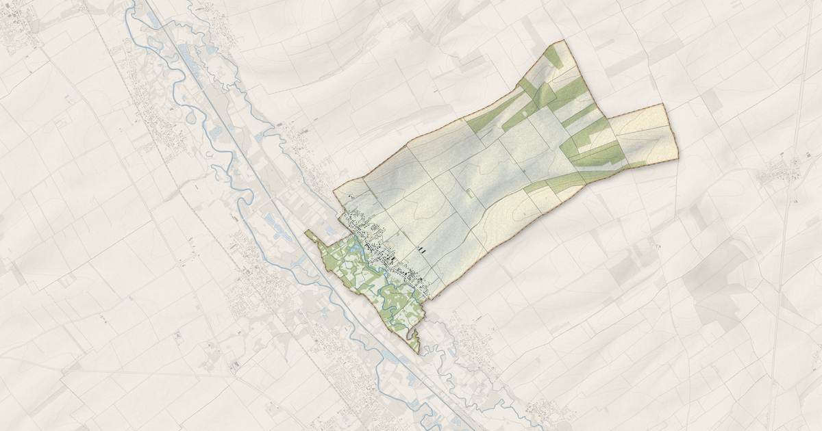 Portrait cartographique de Mergey : relief, eau, forêts, bâti et voies, calculés à partir des données de l'IGN