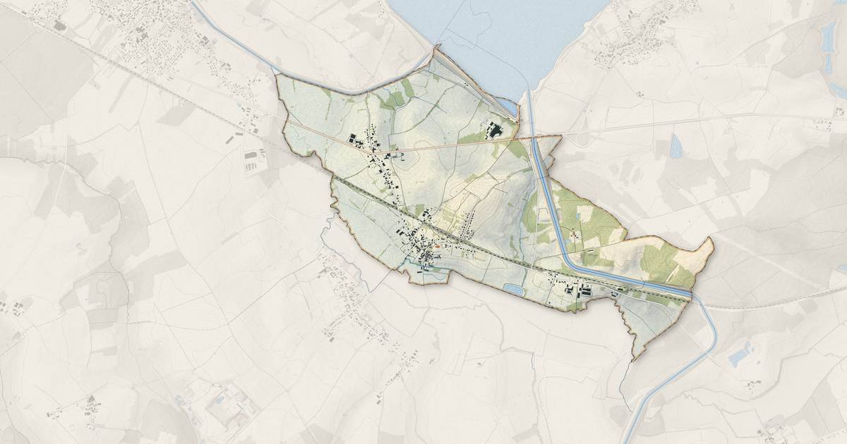 Portrait cartographique de Montiéramey : relief, eau, forêts, bâti et voies, calculés à partir des données de l'IGN