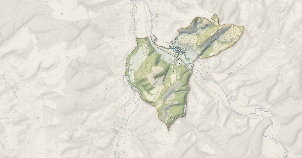 Portrait cartographique de Neuville-sur-Seine : relief, eau, forêts, bâti et voies, calculés à partir des données de l'IGN