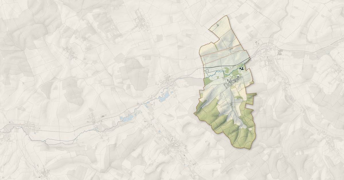 Portrait cartographique de Neuville-sur-Vanne : relief, eau, forêts, bâti et voies, calculés à partir des données de l'IGN