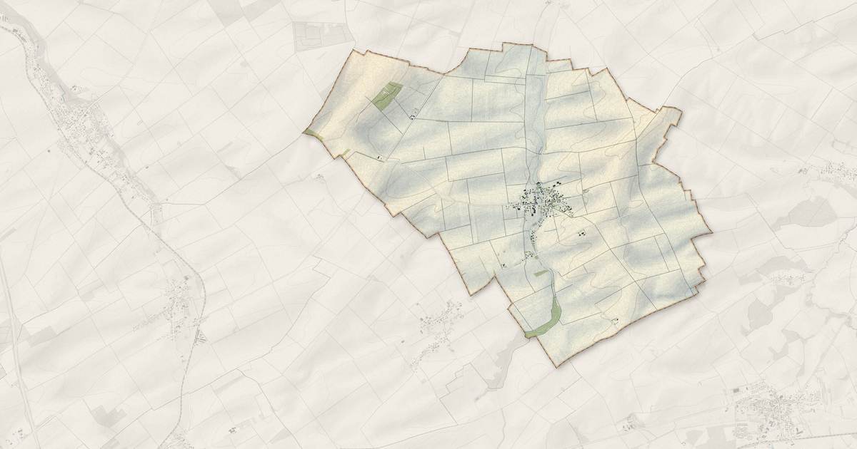 Portrait cartographique de Onjon : relief, eau, forêts, bâti et voies, calculés à partir des données de l'IGN