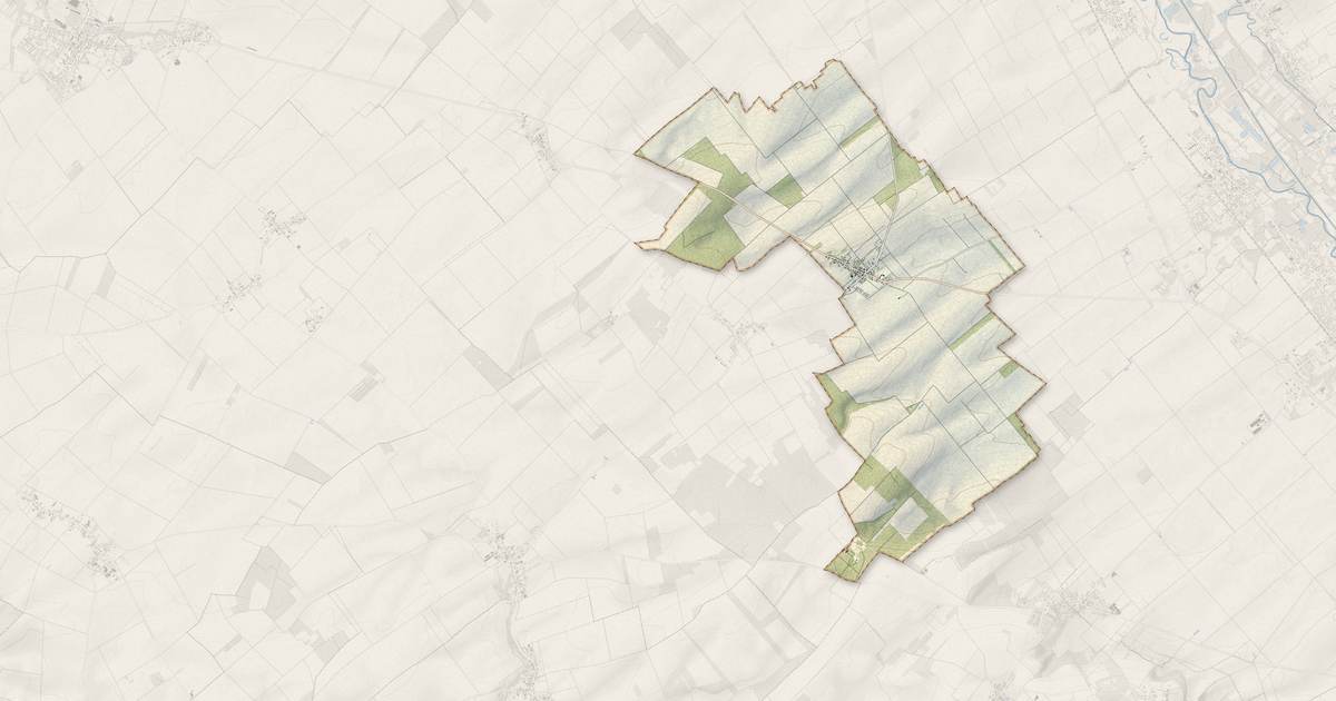 Portrait cartographique de Le Pavillon-Sainte-Julie : relief, eau, forêts, bâti et voies, calculés à partir des données de l'IGN