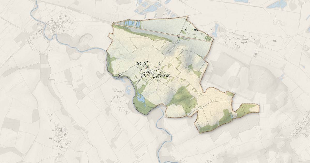 Portrait cartographique de Précy-Saint-Martin : relief, eau, forêts, bâti et voies, calculés à partir des données de l'IGN