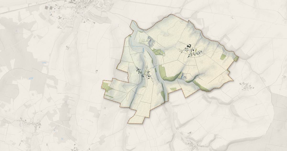 Portrait cartographique de Puits-et-Nuisement : relief, eau, forêts, bâti et voies, calculés à partir des données de l'IGN