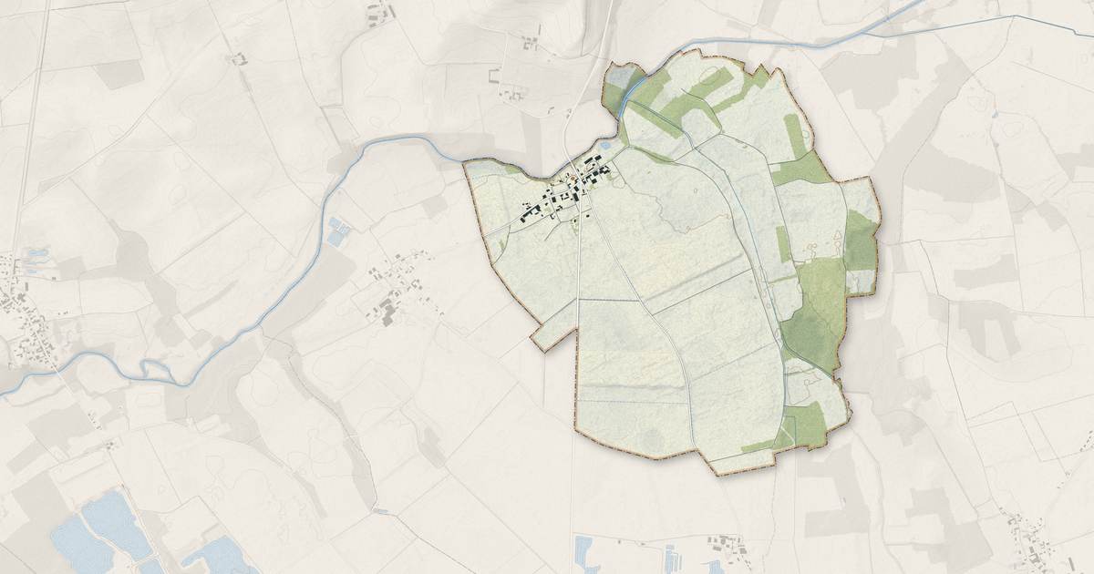 Portrait cartographique de Rances : relief, eau, forêts, bâti et voies, calculés à partir des données de l'IGN