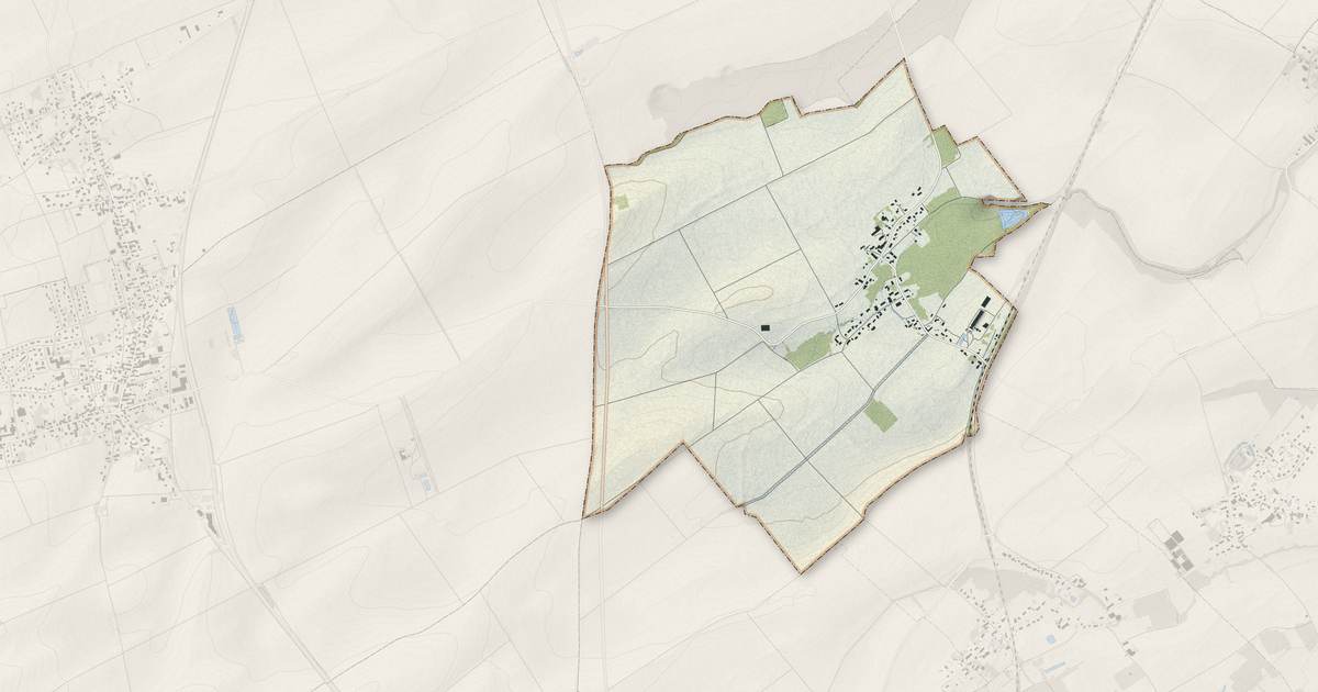 Portrait cartographique de Roncenay : relief, eau, forêts, bâti et voies, calculés à partir des données de l'IGN
