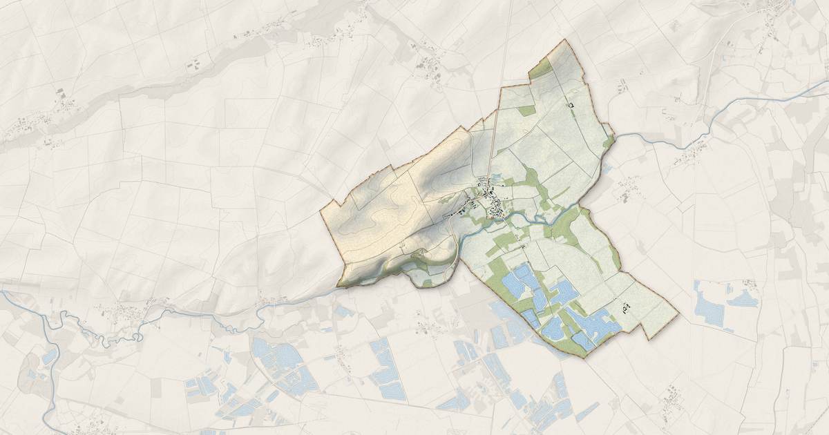 Portrait cartographique de Rosnay-l'Hôpital : relief, eau, forêts, bâti et voies, calculés à partir des données de l'IGN
