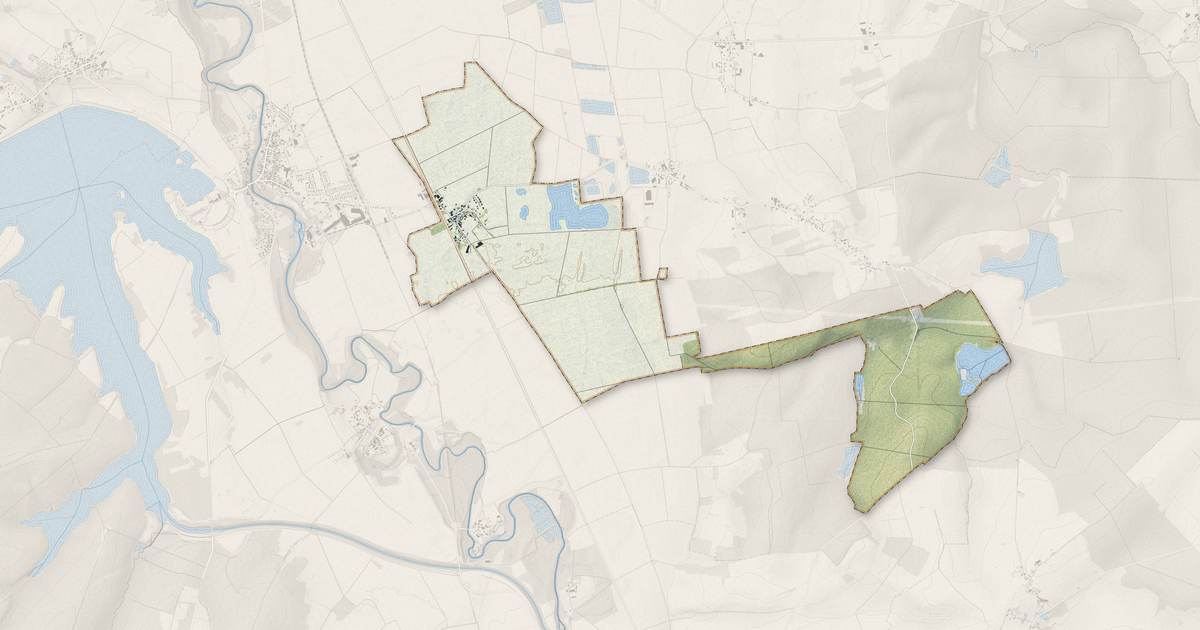Portrait cartographique de La Rothière : relief, eau, forêts, bâti et voies, calculés à partir des données de l'IGN