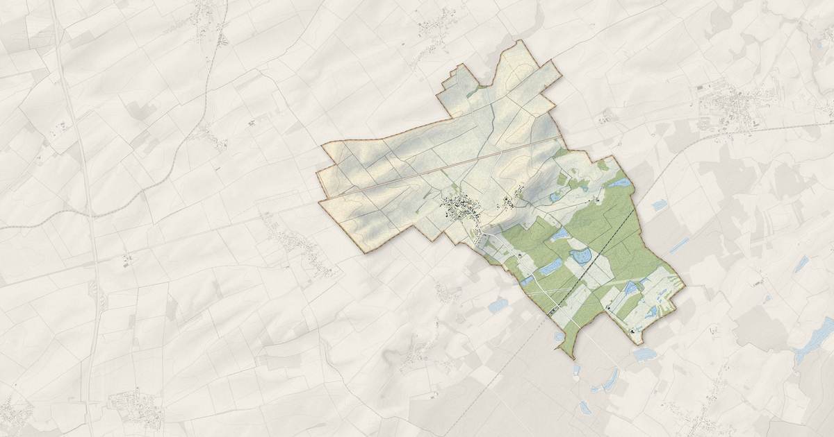 Portrait cartographique de Rouilly-Sacey : relief, eau, forêts, bâti et voies, calculés à partir des données de l'IGN
