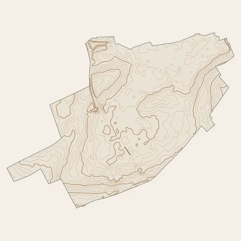 Saint-André-les-Vergers : courbes de niveau