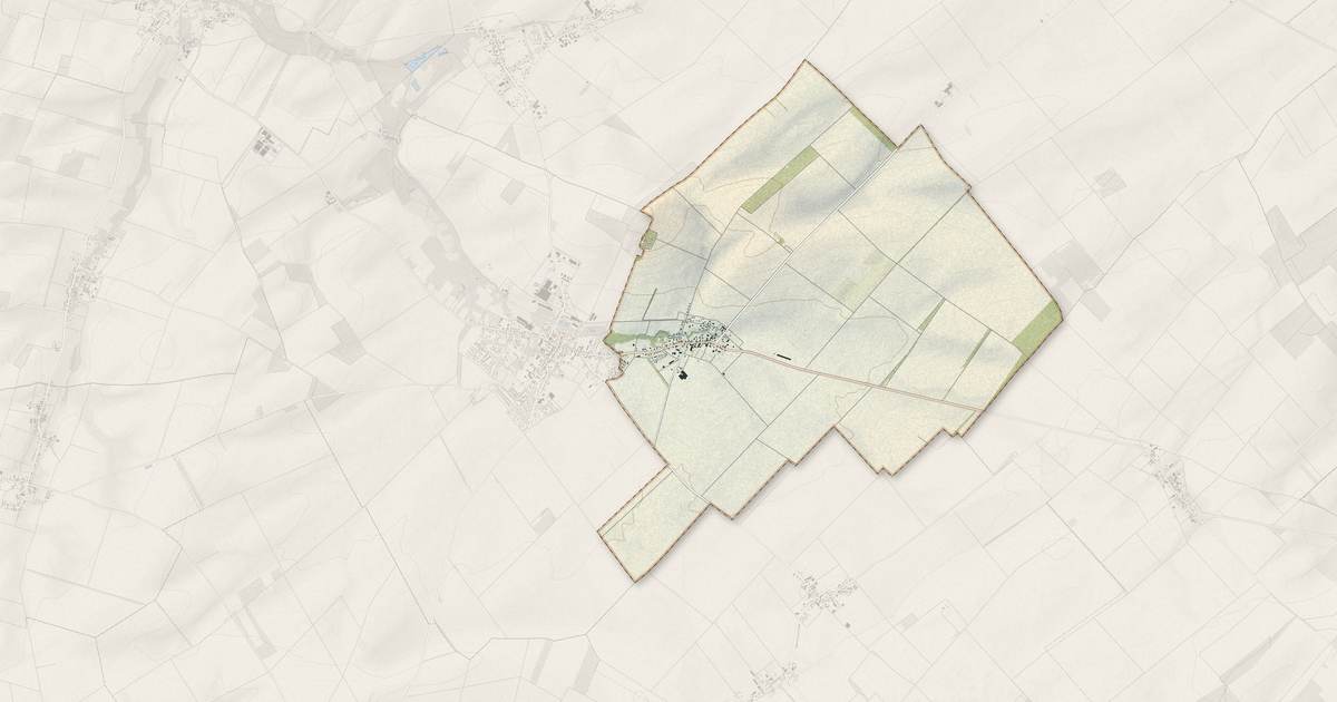 Portrait cartographique de Saint-Flavy : relief, eau, forêts, bâti et voies, calculés à partir des données de l'IGN