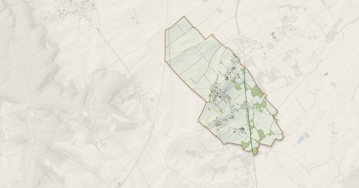 Portrait cartographique de Saint-Jean-de-Bonneval : relief, eau, forêts, bâti et voies, calculés à partir des données de l'IGN