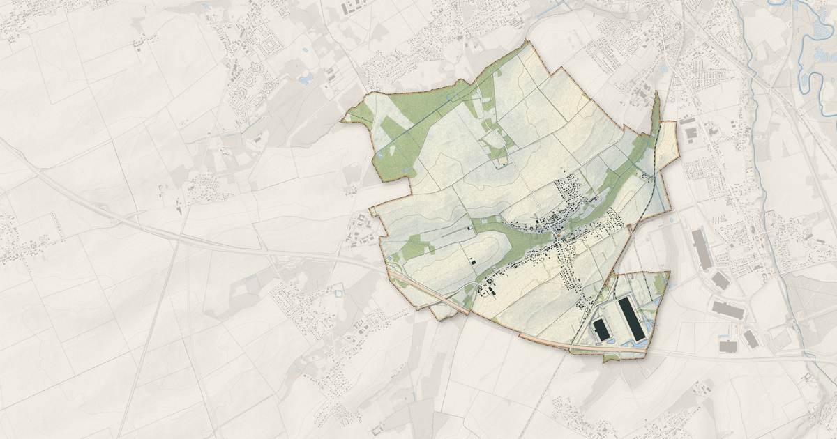 Portrait cartographique de Saint-Léger-près-Troyes : relief, eau, forêts, bâti et voies, calculés à partir des données de l'IGN