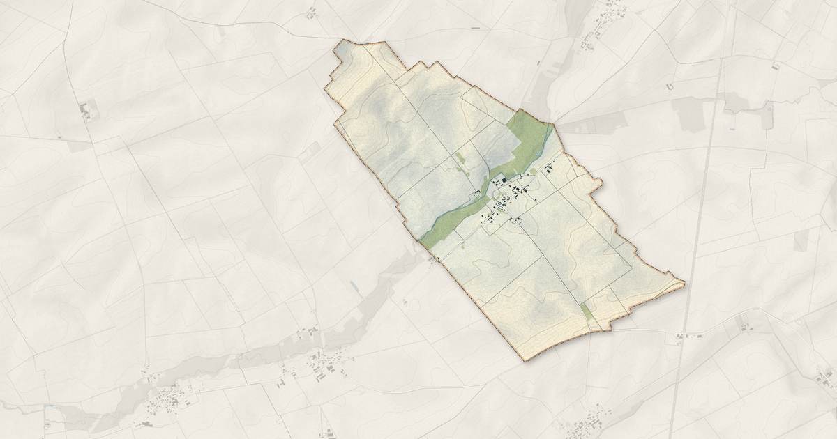 Portrait cartographique de Saint-Léger-sous-Margerie : relief, eau, forêts, bâti et voies, calculés à partir des données de l'IGN