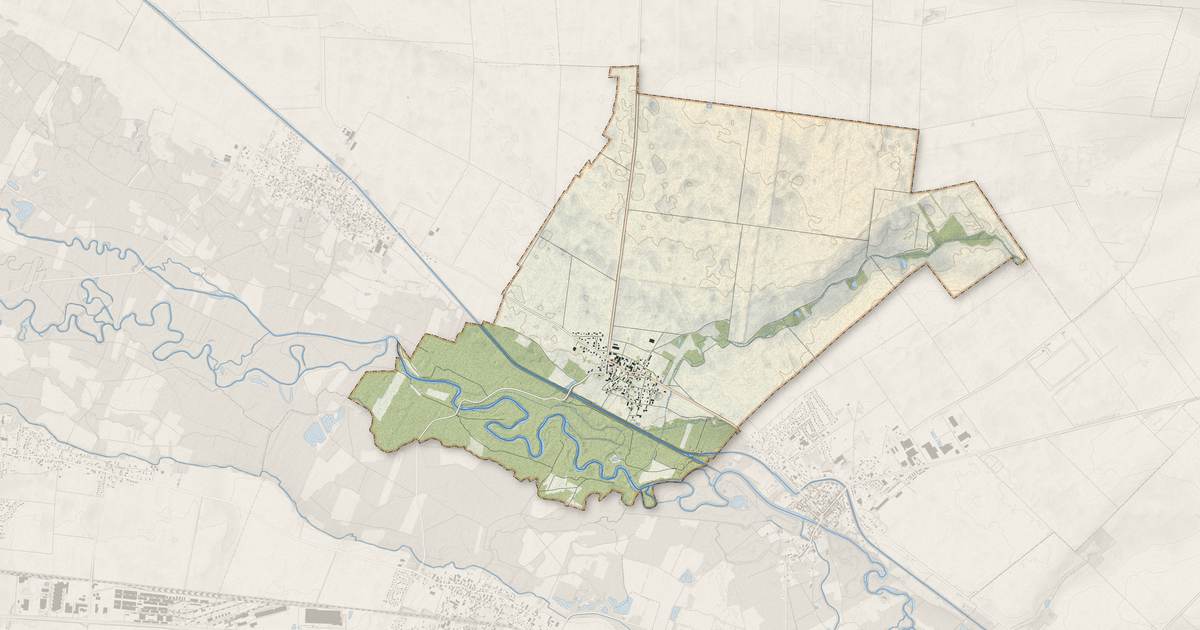 Portrait cartographique de Saint-Oulph : relief, eau, forêts, bâti et voies, calculés à partir des données de l'IGN
