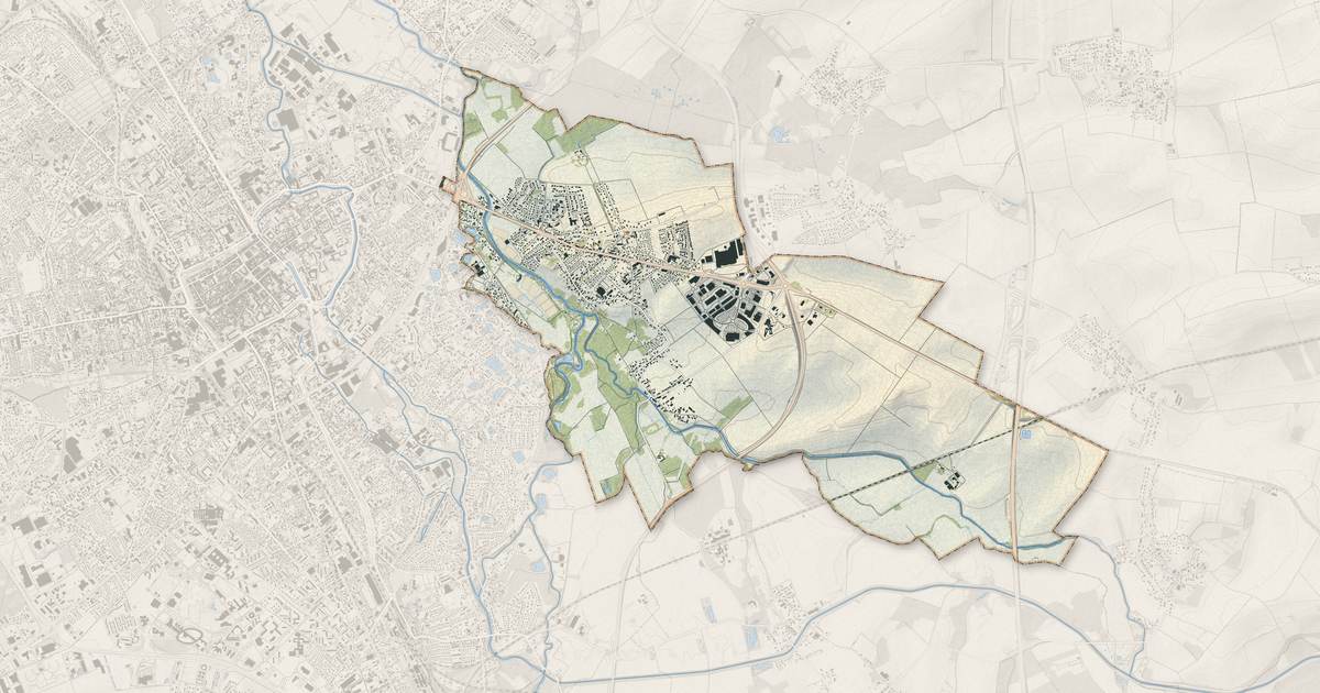 Portrait cartographique de Saint-Parres-aux-Tertres : relief, eau, forêts, bâti et voies, calculés à partir des données de l'IGN