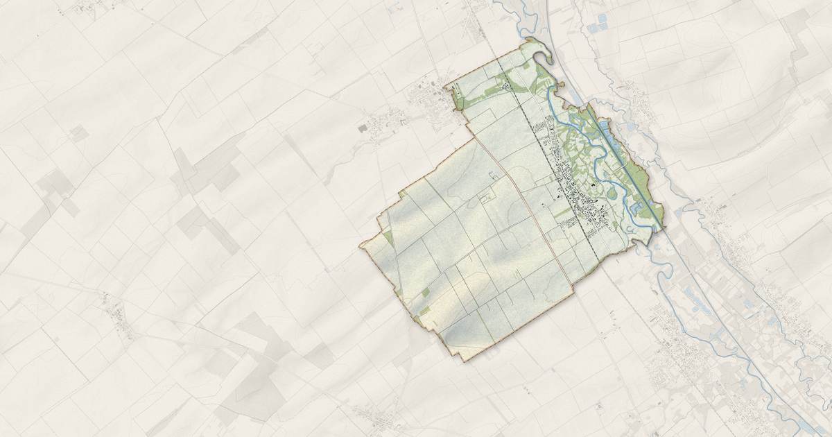 Portrait cartographique de Savières : relief, eau, forêts, bâti et voies, calculés à partir des données de l'IGN