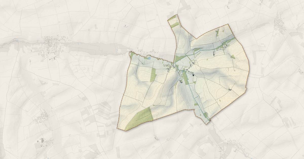 Portrait cartographique de Soligny-les-Étangs : relief, eau, forêts, bâti et voies, calculés à partir des données de l'IGN