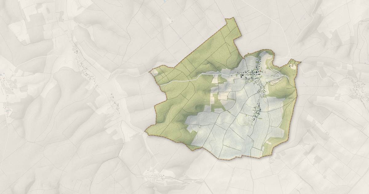 Portrait cartographique de Sommeval : relief, eau, forêts, bâti et voies, calculés à partir des données de l'IGN