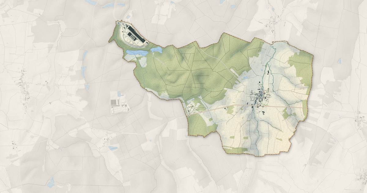 Portrait cartographique de Soulaines-Dhuys : relief, eau, forêts, bâti et voies, calculés à partir des données de l'IGN