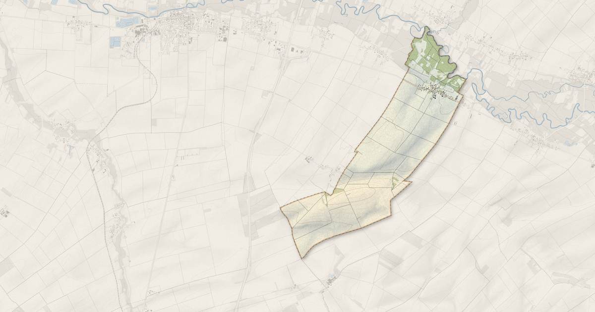 Portrait cartographique de Vaupoisson : relief, eau, forêts, bâti et voies, calculés à partir des données de l'IGN