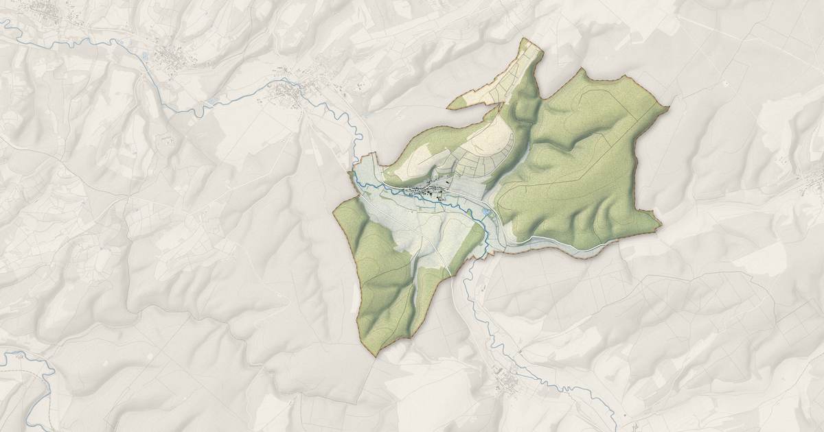 Portrait cartographique de Verpillières-sur-Ource : relief, eau, forêts, bâti et voies, calculés à partir des données de l'IGN