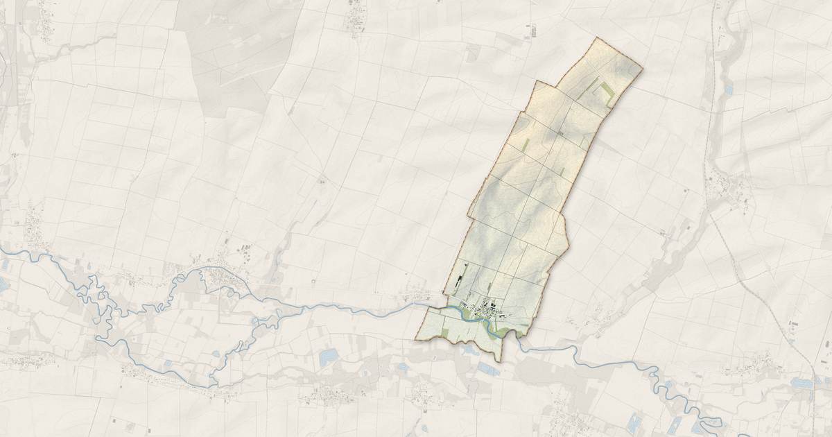 Portrait cartographique de Viâpres-le-Petit : relief, eau, forêts, bâti et voies, calculés à partir des données de l'IGN