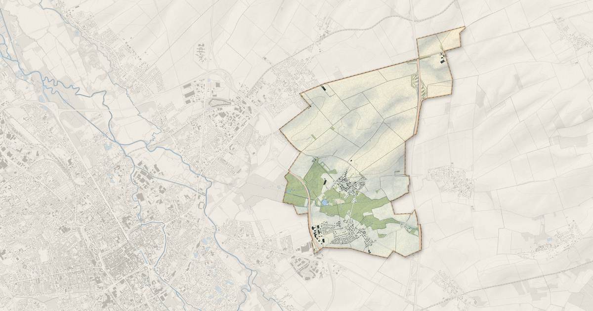 Portrait cartographique de Villechétif : relief, eau, forêts, bâti et voies, calculés à partir des données de l'IGN
