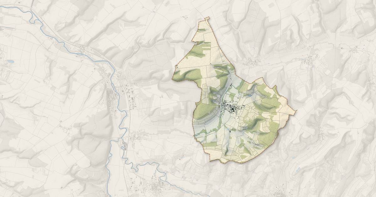 Portrait cartographique de Ville-sur-Arce : relief, eau, forêts, bâti et voies, calculés à partir des données de l'IGN