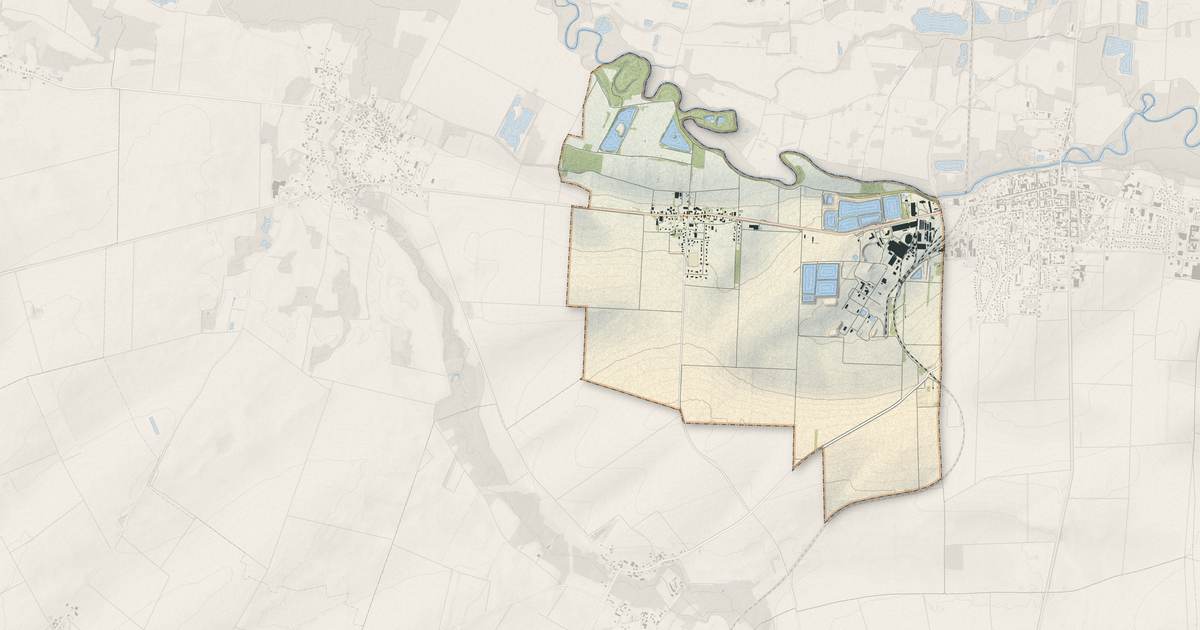 Portrait cartographique de Villette-sur-Aube : relief, eau, forêts, bâti et voies, calculés à partir des données de l'IGN