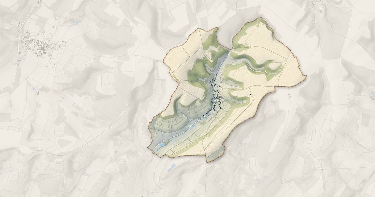 Portrait cartographique de Viviers-sur-Artaut : relief, eau, forêts, bâti et voies, calculés à partir des données de l'IGN
