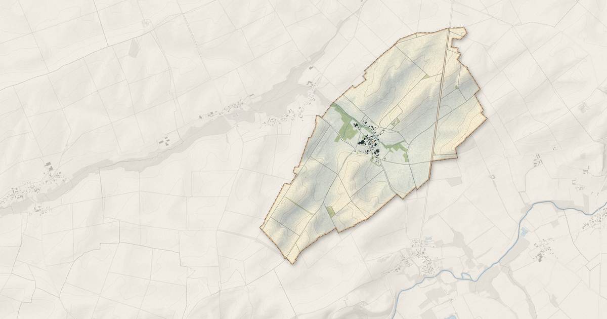 Portrait cartographique de Yèvres-le-Petit : relief, eau, forêts, bâti et voies, calculés à partir des données de l'IGN