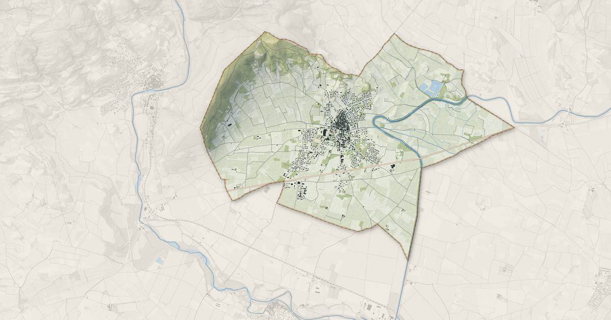 Portrait cartographique de Argeliers : relief, eau, forêts, bâti et voies, calculés à partir des données de l'IGN