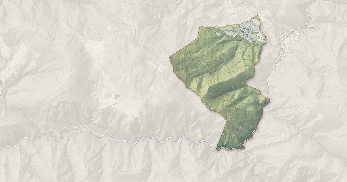 Portrait cartographique de Artigues : relief, eau, forêts, bâti et voies, calculés à partir des données de l'IGN