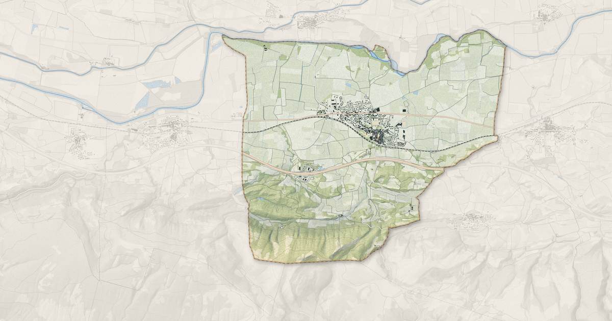 Portrait cartographique de Capendu : relief, eau, forêts, bâti et voies, calculés à partir des données de l'IGN